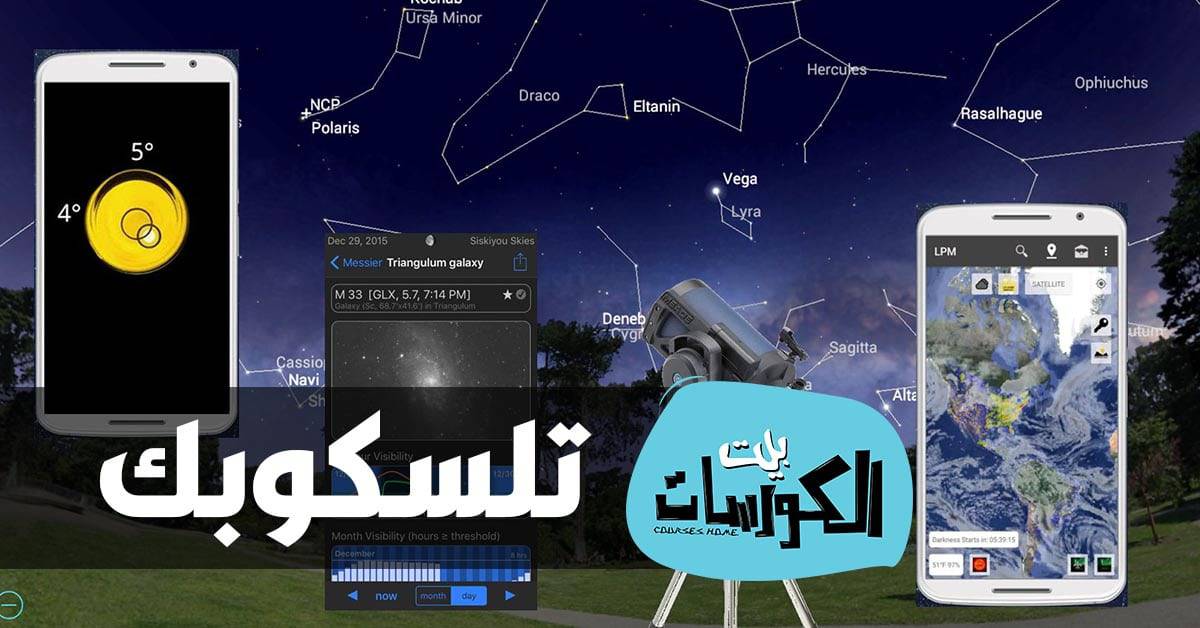 تحويل كاميرا الهاتف إلي تلسكوب