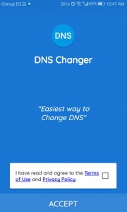 تغيير سيرفرات DNS للاندرويد