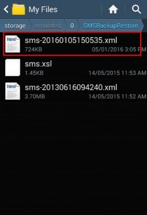 SMS Backup & Restore برنامج SMS Backup & Restore 6