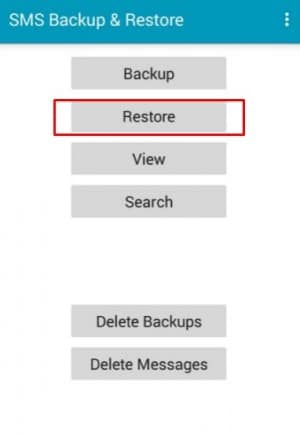 برنامج SMS Backup & Restore 7