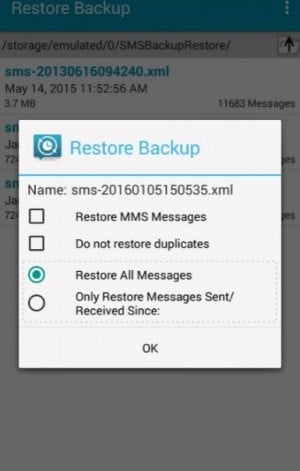 برنامج SMS Backup & Restore 9