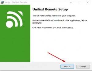 برنامج Unified Remote 2