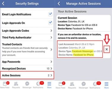 طريقة تسجيل الخروج من Facebook Messenger دون الحاجة إلي حذفه 6
