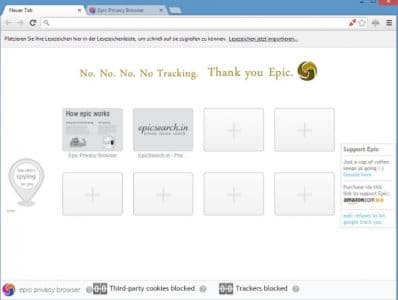 كيفية استخدام متصفح Epic Privacy Browser كيفية استخدام متصفح Epic Privacy Browser