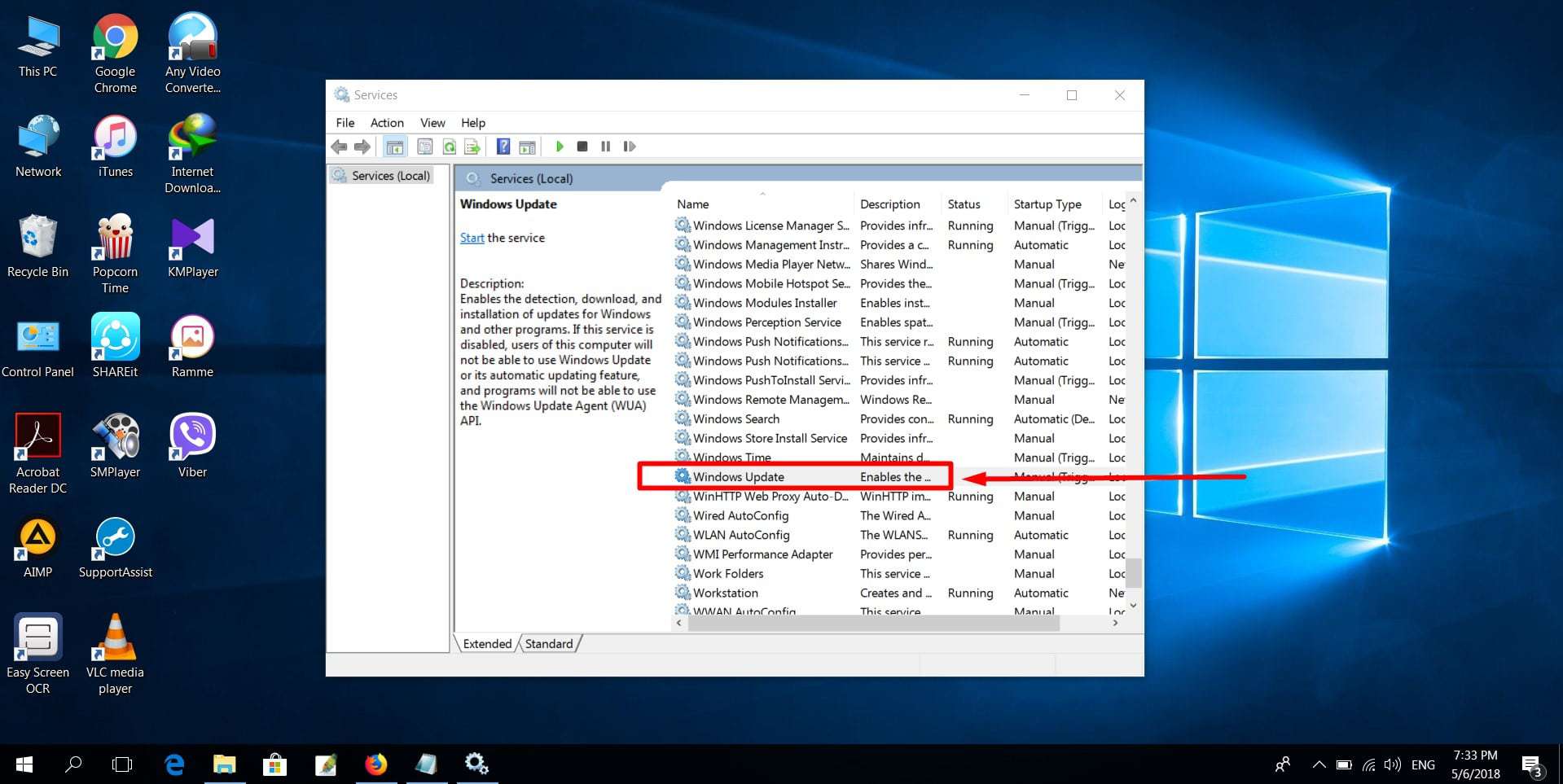 طريقة إيقاف تحديث ويندوز 10