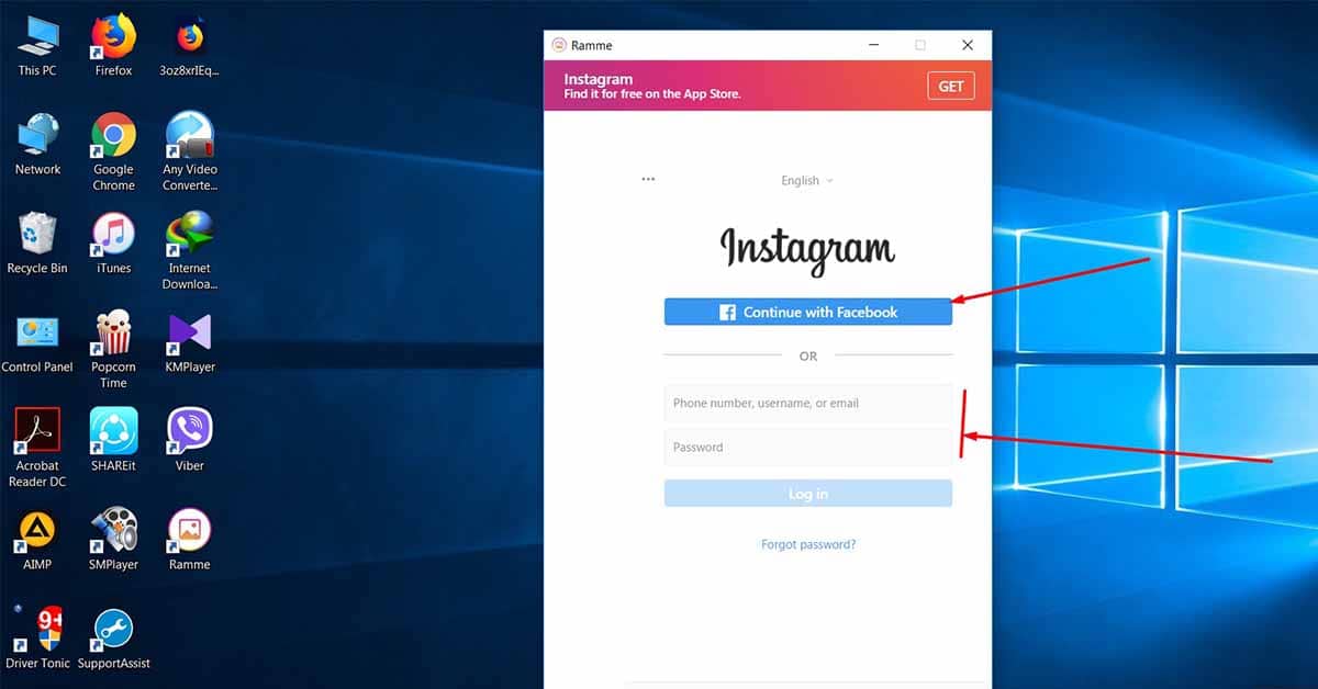 طريقة استخدام انستقرام من الكمبيوتر من خلال برنامج Ramme الجديد