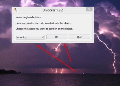 طريقة حذف الملفات الغير قابلة للحذف