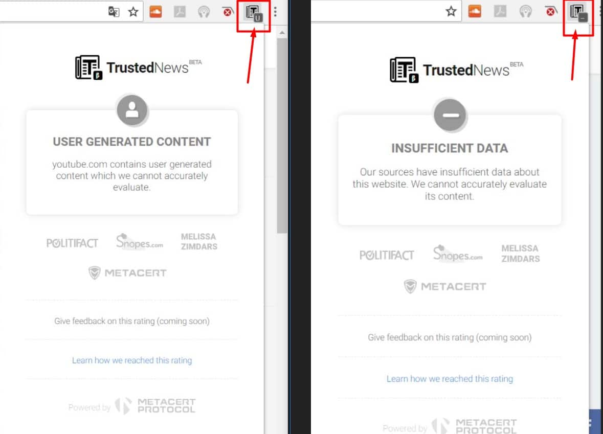 إضافة Trusted News الجديدة