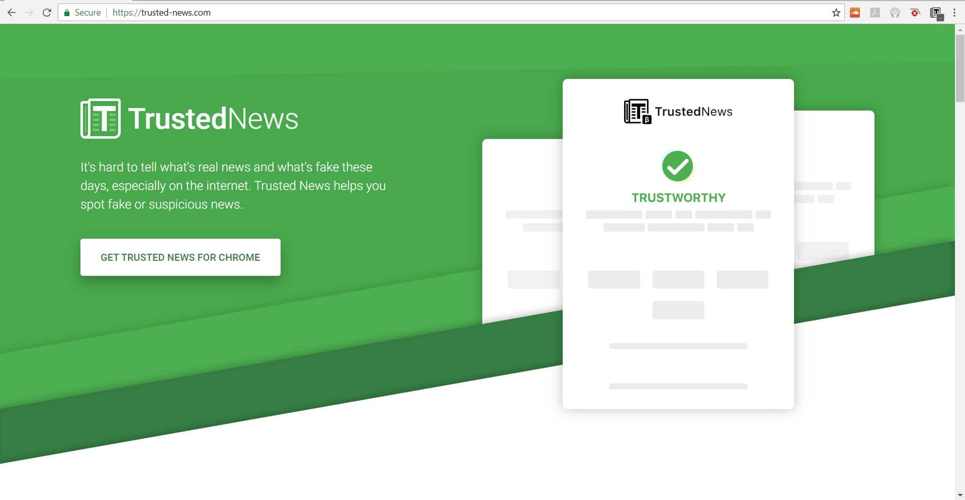 إضافة Trusted News