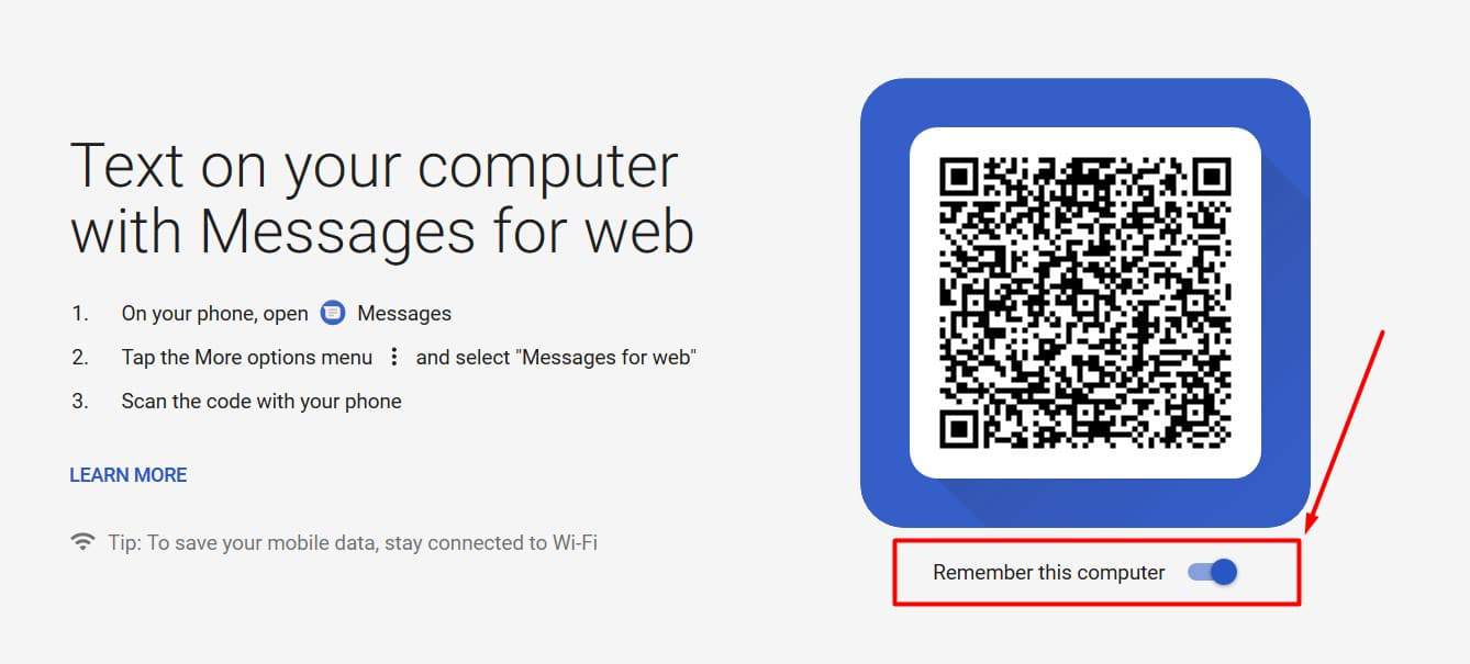 رسائل أندرويد للويب من علي الحاسوب