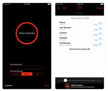 تحميل تطبيقات تسجيل الصوت للايفون