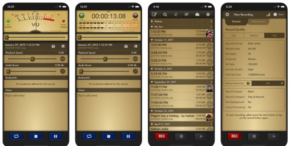 تطبيقات تسجيل الصوت للايفون مجاناً