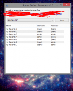 تنزيل برنامج Router Default Password