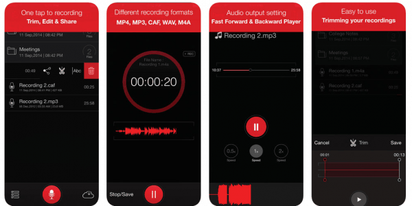 تنزيل تطبيقات تسجيل الصوت للايفون