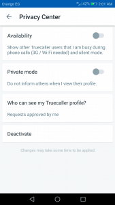 طريقة وقف تجسس Truecaller