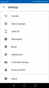 وقف تجسس Truecaller بكل سهولة