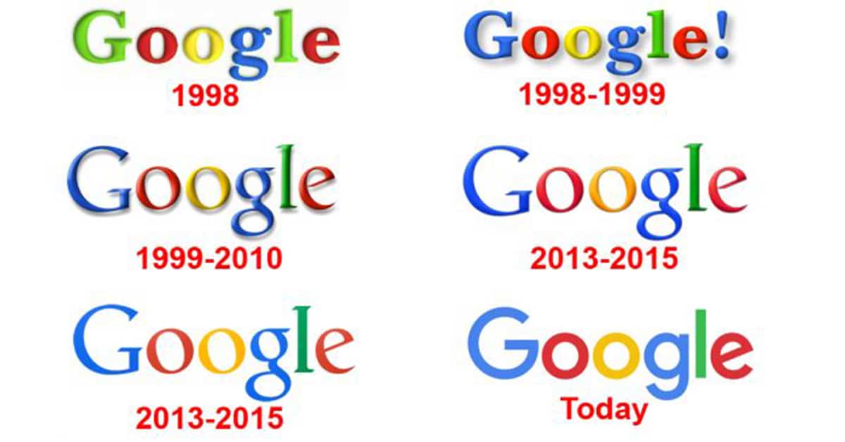 تعرف علي تاريخ شعار Google من البداية عام 1998 وحتي الشعار الموجود الآن