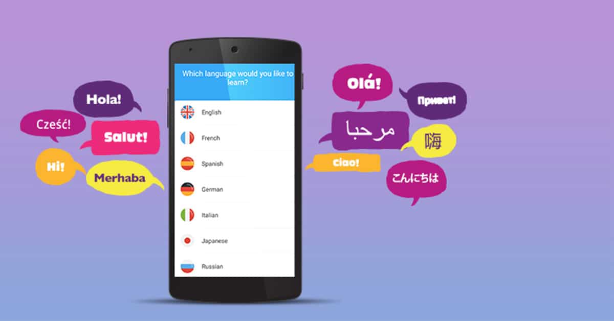 افضل تطبيقات تعلم لغات جديدة لهواتف الاندرويد والأيفون