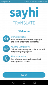 تحميل تطبيق ترجمة صوتية فورية