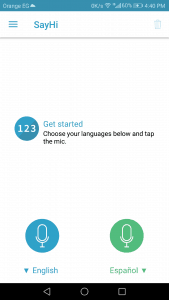 تحميل تطبيق ترجمة صوتية فورية للاندرويد والأيفون مجاناً - تطبيق SayHi 3 تعرف على تطبيق ترجمة صوتية فورية