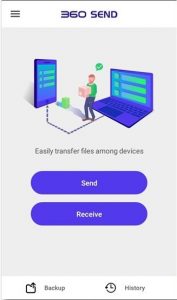 كيقية أستخدام برنامج وتطبيق 360 Send
