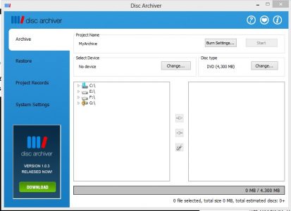 تحميل وشرح برنامج Disc Archiver