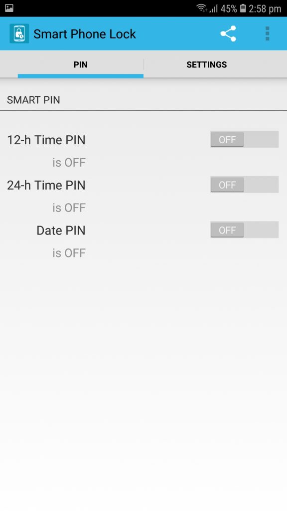 تطبيق Smart Phone Lock شرح