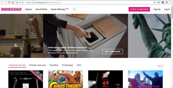 أفضل مواقع تمريل المشروعات