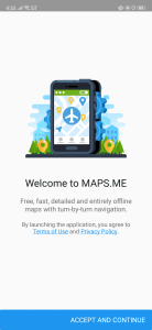 تطبيق خرائط بدون انترنت