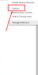 قم بغلق كروم بكلمة مرور