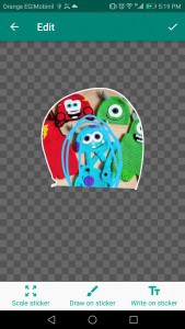 مميزات تطبيق Sticker Studio