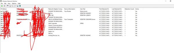 برنامج كشف المتصلين على شبكة الواي فاي