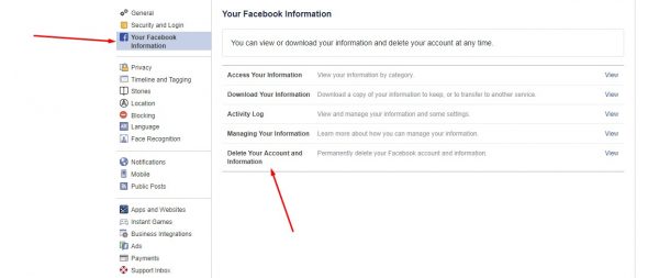 خطوات إيقاف تشغيل حساب فيس بوك