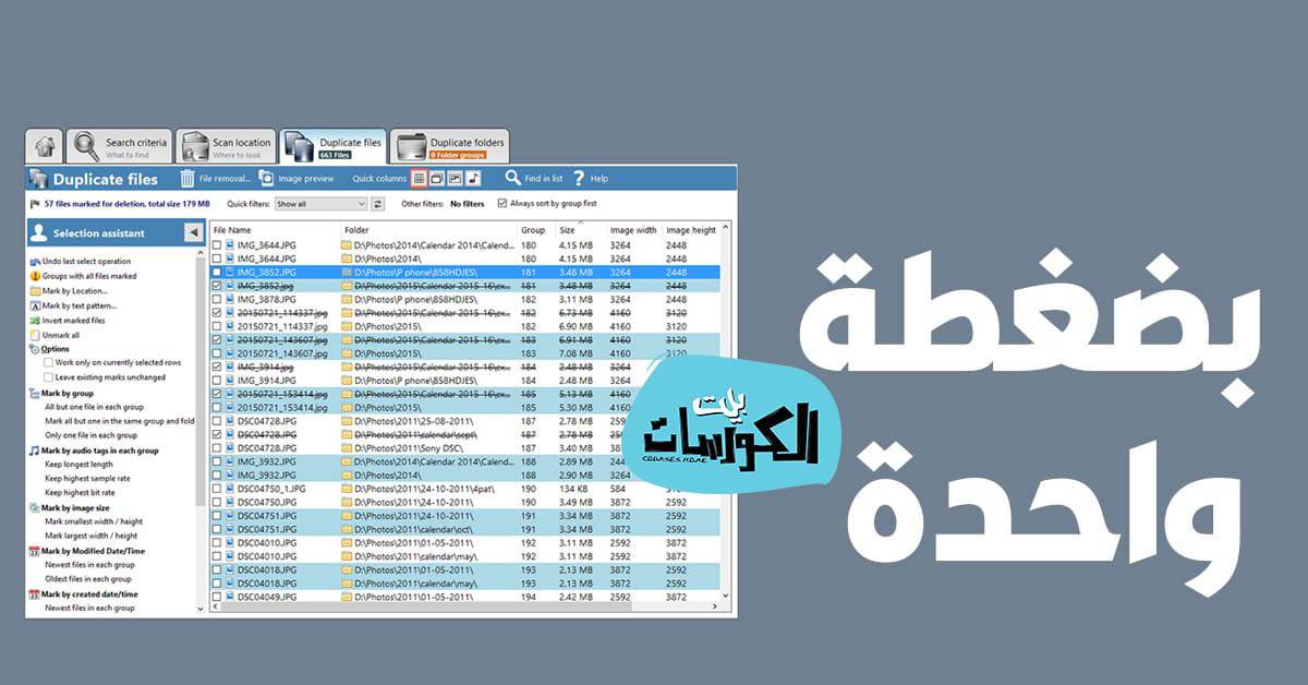 برنامج Duplicate Cleaner Pro