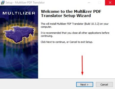 برنامج Multilizer PDF translator 2022