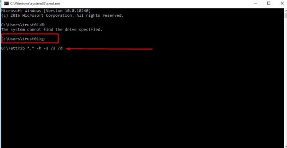 حل مشكلة الملفات المخفية علي الفلاشه
