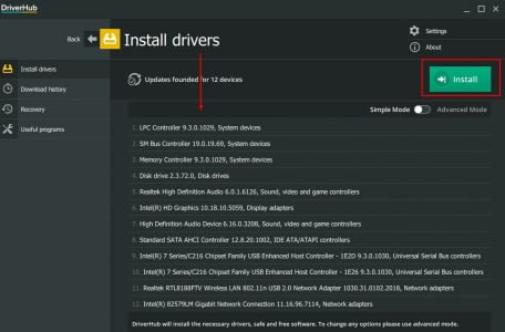شرح DriverHub