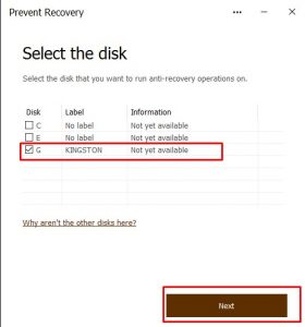 شرح Prevent Recovery