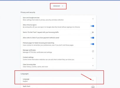 طريقة تعريب المتصفح