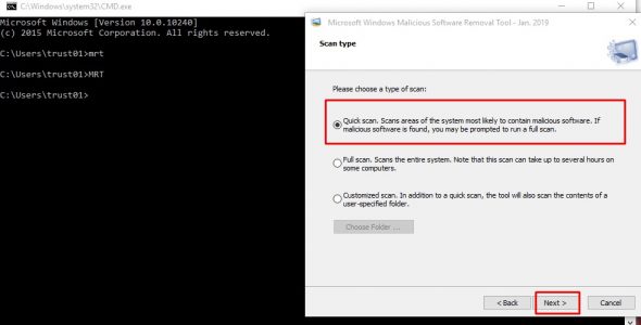 طريقة فحص الجهاز عن طريق الويندوز