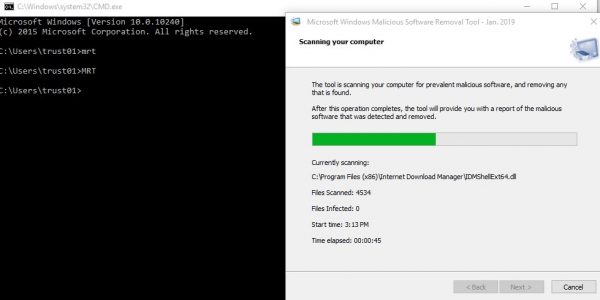 فحص الكمبيوتر من الفيروسات أونلاين