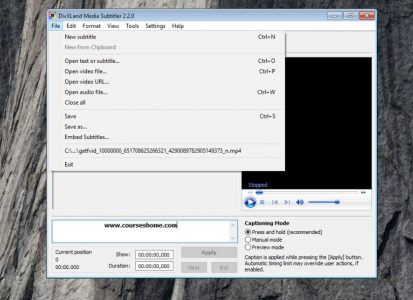 برنامج DivXLand Media Subtitler أفضل برنامج لمحبي ترجمة الأفلام والتعديل عليها 3 برنامج الترجمة