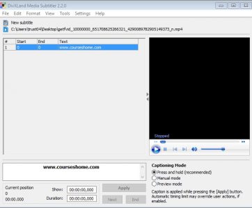 برنامج DivXLand Media Subtitler أفضل برنامج لمحبي ترجمة الأفلام والتعديل عليها 4 برنامج دمج ترجمة الأفلام
