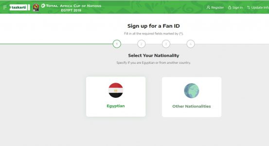 شرح موقع Tazkarti من بداية عمل بطاقة المشجع حتى مرحلة شراء التذاكر 2 بطولة امم أفريقيا 2019