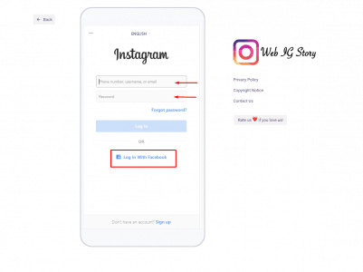 تصفح انستقرام من الحاسوب