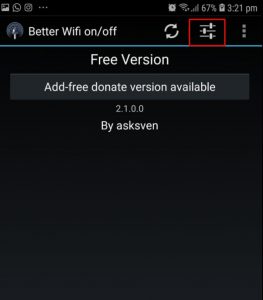تعطيل الواي فاي في الاندرويد