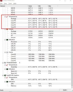 شرح وتحميل برنامج قياس حرارة المعالج CPUID HWMonitor Pro 3 خطوات التعرف على درجة حرارة الحاسوب