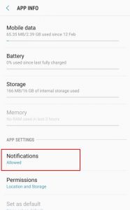 طريقة إيقاف الإشعارات لتطبيقات محددة