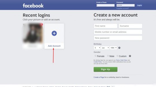 طريقة جديدة لفتح حسابات فيس بوك متعددة