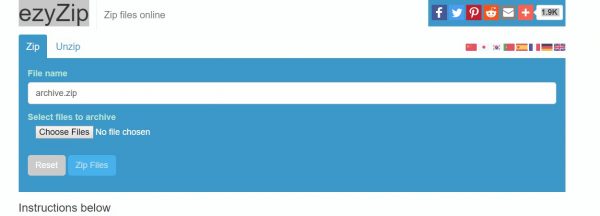 موقع ضغط الملفات